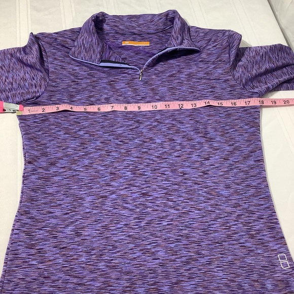 Lucy Athletic Jacket Pullover Sweater Workout Yoga Purple Medium - Picture 10 of 13